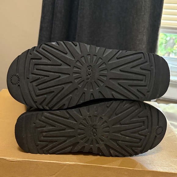 UGG Black Suede Classic  Tall Boots Size 7 - Picture 5 of 13